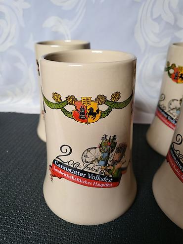 Čaše: Krigle nove za pivo.Nemacka 2018god. Nemacke nove krigle za pivo — 8