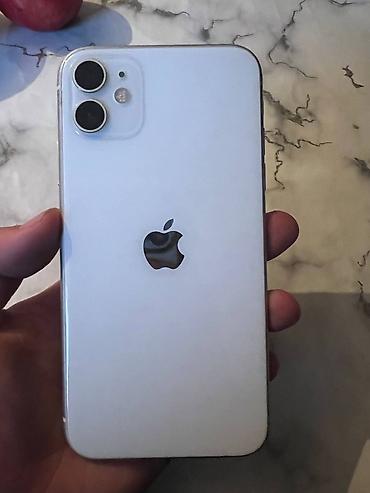 Apple iPhone: IPhone 11, Б/у, 64 ГБ, Белый, Чехол, 91 % — 2