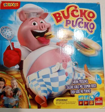 pegasus bicikli cena: Bucko pucko društvena igra za decu iz Dexy Co Kids GUMA na stomaku mu