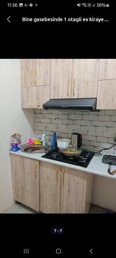 аренда квартир без посредников на длительный срок: 52 м², 1 комната, Комби, Водопровод, Канализация