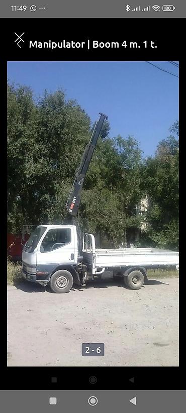 Продаю мини манипулятор Митсубиси Кантер установка ХИАБ 26 1.9 тонна lalafo.kg да Продаю мини манипулятор Митсубиси Кантер установка ХИАБ 26 1.9 тонна