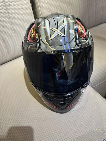 kros moto: AXOR tam üzlü L razmer (full-face) motosiklet dəbilqəsi Axor kaska L — 3