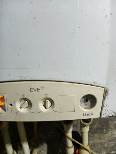 Mismarlar, şuruplar: Unical EVE 05 divar tipli qaz kombi - İki dövriyyəli sistem: həm