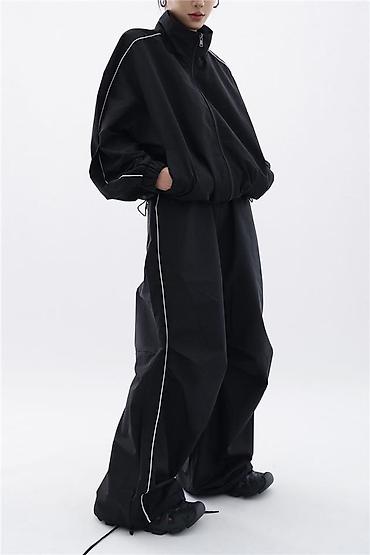 oversize: Спортивный костюм, Куртка, Китай, Оверсайз, L — 2