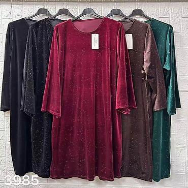podsuknja: Plišana haljina sa diskretnim sjajem – plus size - Brend: Emi Moda — 3