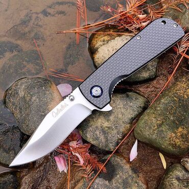 нож складной: Складной нож Watchman W018CF с рукоятью из Карбона (углеродное