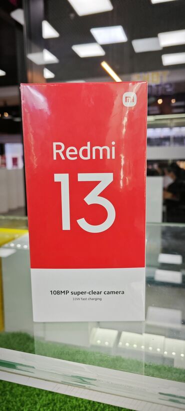 редми 13 s: Xiaomi, Redmi 13, Жаңы, 256 ГБ, түсү - Кара, 2 SIM