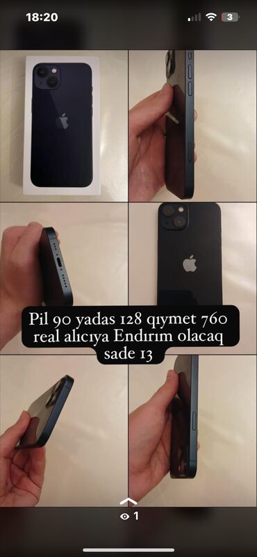 Poco: IPhone 13, 128 GB, Blue Titanium