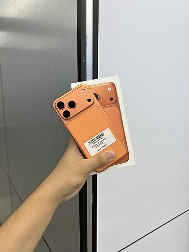 повербанк для айфона: IPhone 17 Pro Max, Б/у, 512 ГБ, Оранжевый, Защитное стекло, Чехол, Коробка, В рассрочку, 100 % — 1