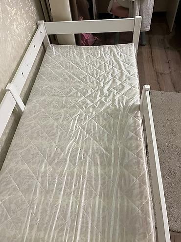 2 яросный кровать: Детская/односпальная кровать с реечным основанием+матрас - Размер — 3