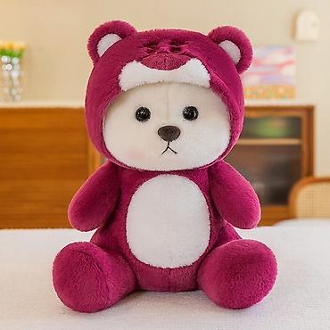 dilvin teddy: Мягкая игрушка «Мишка с капюшоном » 45см - Очаровательный плюшевый — 6