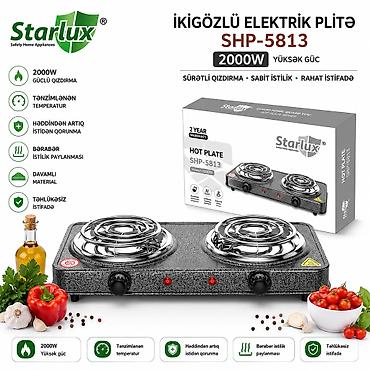 Elektrik sobaları: №: 9231 Məhsulun adı: Masaüstü elektrik bişirici Starlux SHP-5813 — 1