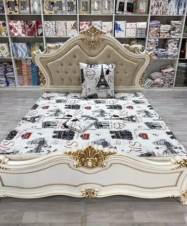 Комплекты постельного белья: Комплект постельного белья с уникальным дизайном, включающий простыню at lalafo.kg — 3 Комплекты постельного белья: Комплект постельного белья с уникальным дизайном, включающий простыню — 3