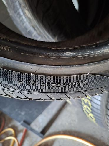 ххх 17: Шины 215 / 45 / R 17, Лето, Б/у, Комплект, Pirelli — 4