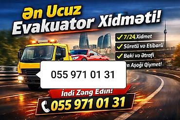 7/24 Evakuator Xidməti – 15 dəqiqəyə ünvanda! 0559710131 Yolda
