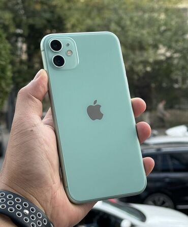 Apple iPhone: IPhone 11, Б/у, 128 ГБ, Зеленый, Защитное стекло, 88 %
