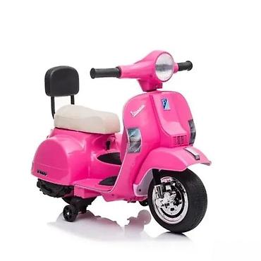 traktor igracka za decu: Dečiji električni skuter – Vespa stil, roze boja - Autentičan retro — 1