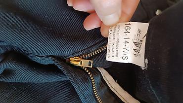 Джинсы и брюки: Джинсы и брюки, цвет - Черный, Б/у — 5