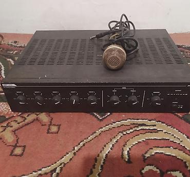 Audio: PA səs sistemi dəsti Tərkib: - PA gücləndirici (ön paneldə 5 giriş — 1