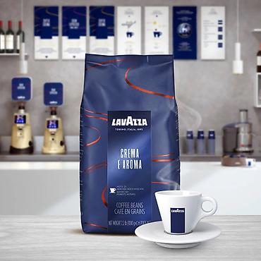 Qida məhsulları: Lavazza Crema e Aroma – orijinal qəhvə dənələri - Çəki: 1 kq - Növ — 2