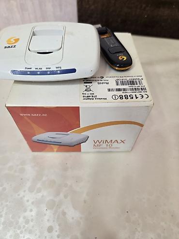 sazz sumqayit: Sazz WiMAX MF10 simsiz ruter + Sazz 4G USB modem dəsti Xüsusiyyətlər — 1