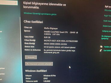 komputer is elanlari: Samsung Masaüstü Kompyuter(PC) Təcili satılır,800 gb yaddaş, 430gt