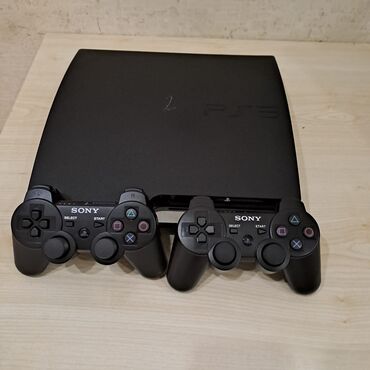 пс 3 супер слим: Salam. Playstation 3 SLIM 500GB satilir. Uzerinde 2 eded joystick
