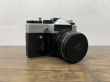 записывающее устройство для камеры видеонаблюдения: Zenit ET 35mm film fotoaparatı + Helios-44M-4 58mm f/2 obyektiv