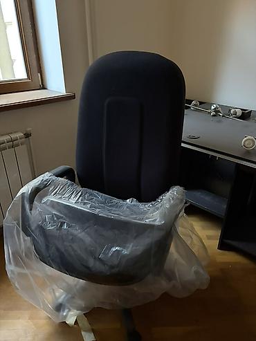 Erqonomik ofis kreslosu - Yüksək arxa dayaqlı, bel zonasını