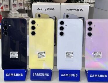 Samsung: Samsung Galaxy A35, 128 GB, rəng - Qara, Zəmanət, Sensor, Barmaq izi
