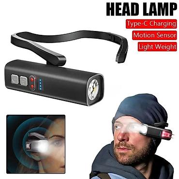 Дом и сад: Qulaq fənəri bluetoothlu 6818B Hərəkət sensorlu qulaq işıqlandırma — 3