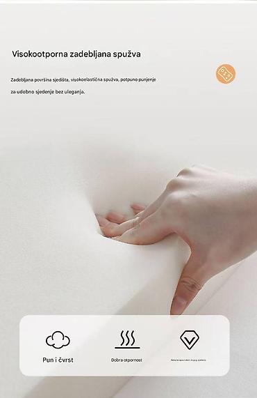 Kancelarijske stolice: Ergonomska radna stolica sa jastucima – podesiva i tiha - Udoban — 9