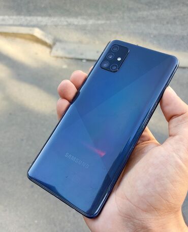 Samsung: Samsung Galaxy A51, rəng - Qara, Barmaq izi