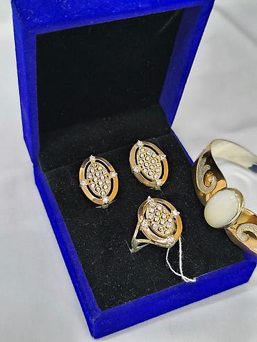 Серебряные наборы украшений: Набор украшений, Проба 925, Женские, Новый at lalafo.kg — 11 Серебряные наборы украшений: Набор украшений, Проба 925, Женские, Новый — 11