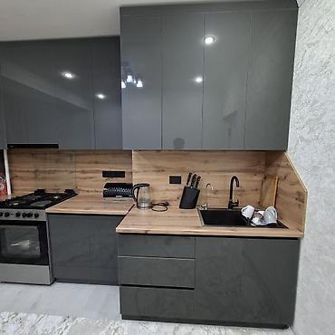 o store: 1 комната, Фрунзе мкр., Собственник, Парам без детей, от 6 месяцев, С мебелью полностью — 3