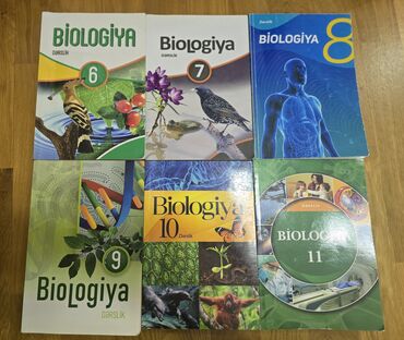 biologiya 7 ci sinif e derslik: 6, 7, 8, 9, 10, 11ci sinif biologiya dərslikləri