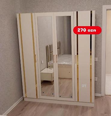 polka: 3 qapılı paltar şkafı – 200x160x47 sm - Ölçü: hündürlük 200 sm, en — 3