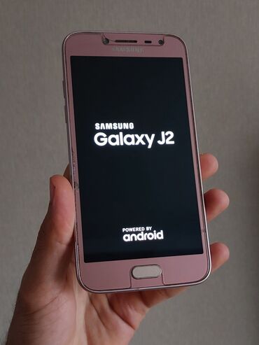 sensorlu: Samsung Galaxy J2 Pro 2018, 16 GB, rəng - Çəhrayı, Düyməli, Sensor, İki sim kartlı