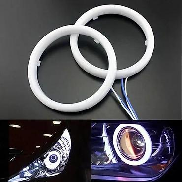 bež: Led prstenovi angel eyes - vise dimenzija. Extremno jaki COTTON LED — 6