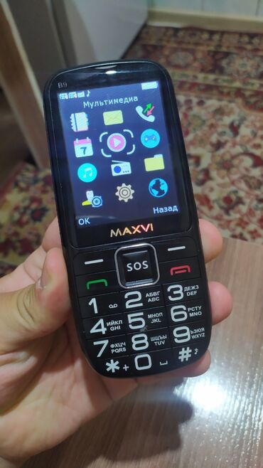 телефоны простой: Texet TM-99, Б/у, цвет - Черный, 2 SIM