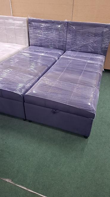 Односпальные кровати: Односпальная кровать, Новый, С мягким изголовьем, длина - 2 см — 7