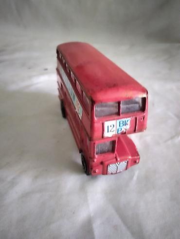 Umetnost i kolekcionarstvo: Autobus M. Persaud Ltd.London Dabldeker,metalni 10,5 cm. izgreban — 1