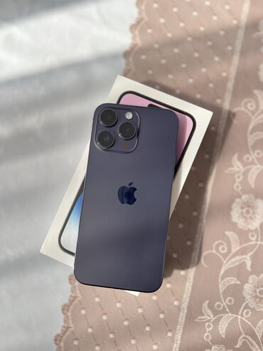 телефон iphone xr: IPhone 14 Pro Max, Колдонулган, 256 ГБ, Заряддоочу түзүлүш, Кабель, Каптама, 85 %