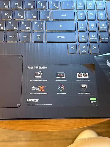 Ноутбуки и аксессуары: Б/у ASUS TUF Gaming, 15.6 ", AMD Ryzen 5, 512 ГБ — 6