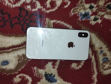 Apple iPhone: IPhone X, Б/у, 256 ГБ, Белый, 100 %