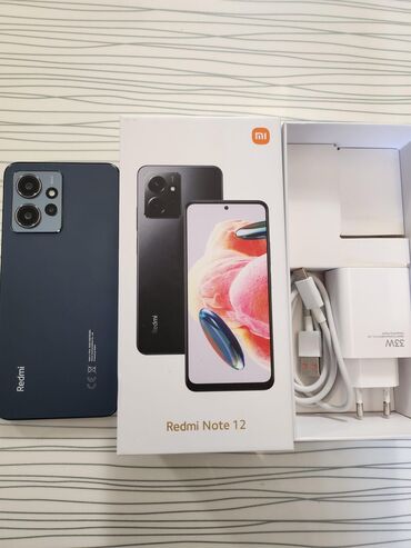 для телефонов: Xiaomi, Redmi Note 12, Б/у, 128 ГБ, цвет - Серый, 2 SIM