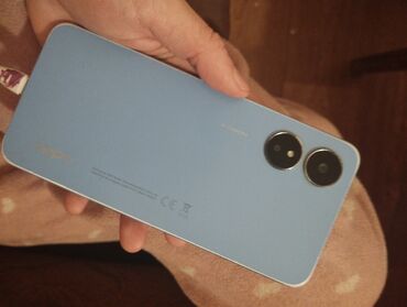telefon satiram: Oppo A16, 64 ГБ, цвет - Голубой, Отпечаток пальца