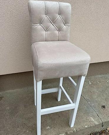 Stolice: Barske stolice sa naslonom – ručni rad - Tip: visoke barske stolice — 2