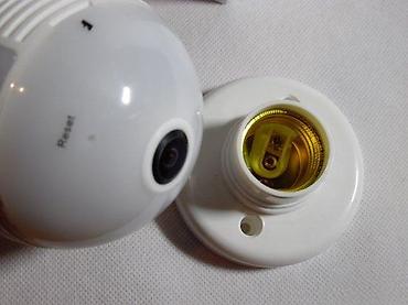 Kamere za video nadzor: VR CAM 3D Panoramic kamera u obliku sijalice - Diskretna Wi‑Fi IP — 2