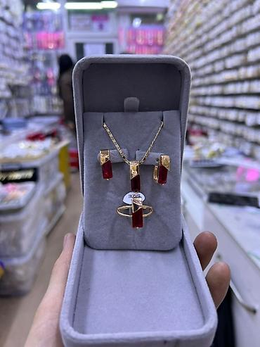 Наборы украшений: 🔥🔥🔥Бижутерия🔥🔥🔥 Элегантный ювелирный набор Pandora с розовыми камнями — 4